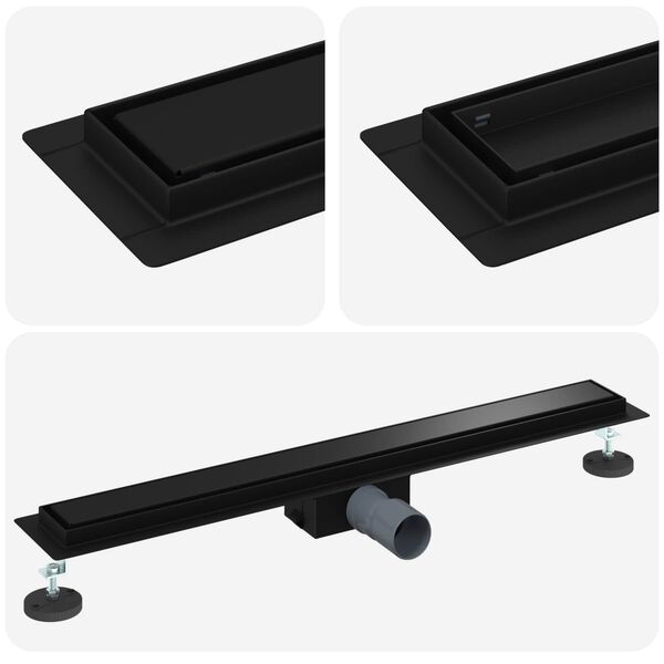 vidaXL 2 &sigma;&epsilon; 1 &epsilon;&kappa;&rho;&omicron;ή &nu;&tau;&omicron;&upsilon;&sigmaf; &Mu;&alpha;ύ&rho;&omicron; 80 cm &Alpha;&nu;&omicron;&xi;&epsilon;ί&delta;&omega;&tau;&omicron; &Alpha;&tau;&sigma;ά&lambda;&iota; 304