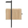 vidaXL Κομοδίνο Επιτοίχιο Sonoma Δρυς 35x30x51 εκ. από Επεξεργ. Ξύλο
