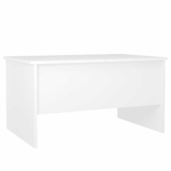 vidaXL Τραπεζάκι Σαλονιού Λευκό 80x50x42,5 εκ. Επεξεργασμένο Ξύλο