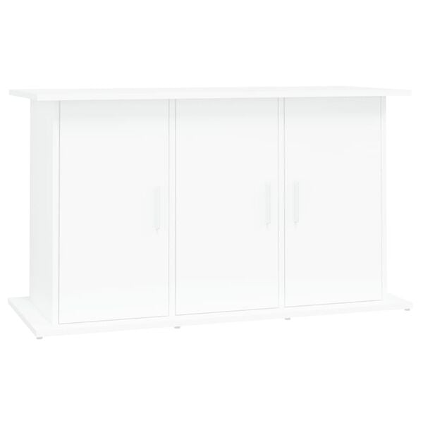 vidaXL Βάση Ενυδρείου Λευκή 101 x 41 x 58 εκ. από Επεξεργασμένο Ξύλο