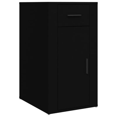 vidaXL Ντουλάπι Γραφείου Μαύρο 40 x 49 x 75 εκ. από Επεξεργασμένο Ξύλο