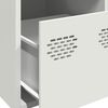 vidaXL Ντουλάπι Λευκό 39x35x103,5 εκ. από Ατσάλι