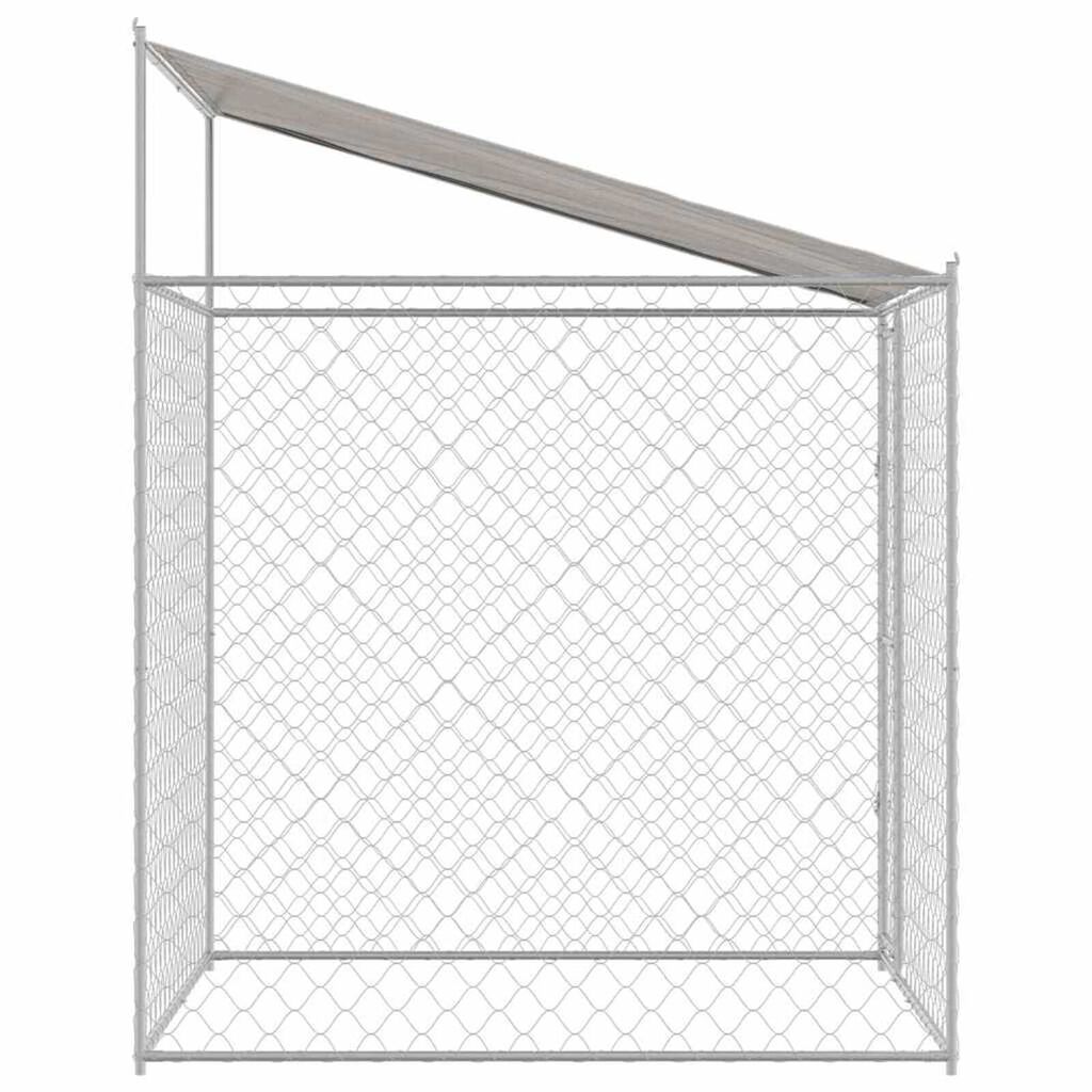 vidaXL Κλουβί σκύλου 200 x 200 x 258 εκ Χάλυβας και PE