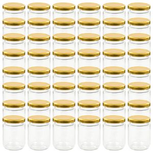 vidaXL &Beta;ά&zeta;&alpha; &Mu;&alpha;&rho;&mu;&epsilon;&lambda;ά&delta;&alpha;&sigmaf; 48 &tau;&epsilon;&mu;. 230 ml &Gamma;&upsilon;ά&lambda;&iota;&nu;&alpha; &mu;&epsilon; &Chi;&rho;&upsilon;&sigma;ά &Kappa;&alpha;&pi;ά&kappa;&iota;&alpha;