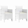 vidaXL &Kappa;&alpha;&rho;έ&kappa;&lambda;&alpha; &Kappa;ή&pi;&omicron;&upsilon; 2 pcs &Lambda;&epsilon;&upsilon;&kappa;ό 53 x 49 x 85 &epsilon;&kappa;. &Pi;&omicron;&lambda;&upsilon;&pi;&rho;&omicron;&pi;&upsilon;&lambda;έ&nu;&iota;&omicron;