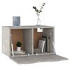 vidaXL Ντουλάπι Τοίχου Γκρι Σκυρ. 60x36,5x35 εκ. Επεξεργασμένο Ξύλο