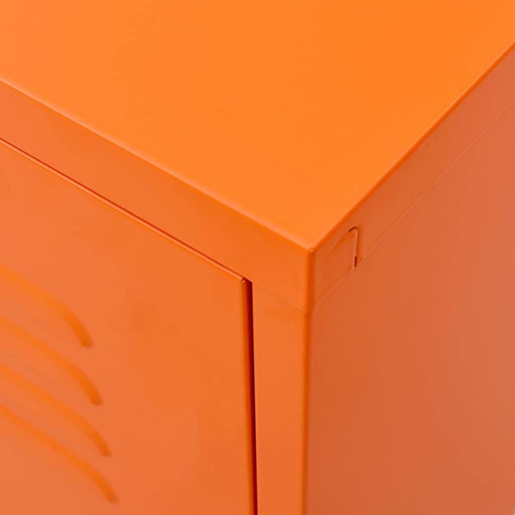 vidaXL Έπιπλο Τηλεόρασης Πορτοκαλί 105x35x50 εκ. από Ατσάλι