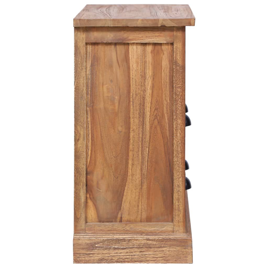 vidaXL Συρταριέρα με Ράφι 60 x 30 x 60 εκ. από Μασίφ Ξύλο Teak
