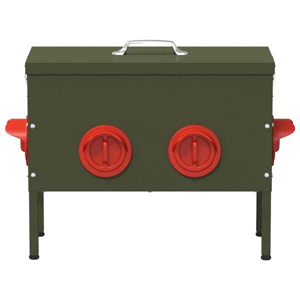 vidaXL Ταΐστρα κοτόπουλων Ελιά Πράσινη 41,5 x 20,5 x 33 εκ