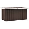 vidaXL Κουτί Αποθήκευσης Κήπου Καφέ 129 x 67 x 65 εκ.