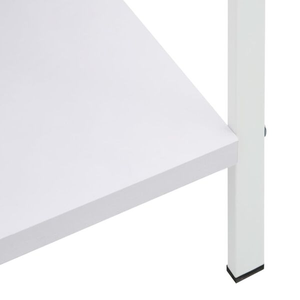 vidaXL Ραφιέρα 4 Επιπέδων Λευκή 60x27,6x124,5 εκ. Επεξεργασμένο Ξύλο