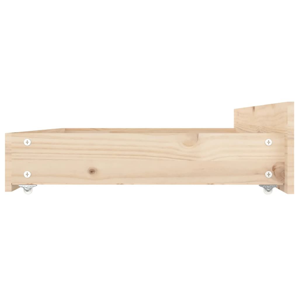vidaXL Πλαίσιο Κρεβατιού Συρτάρια 180 x 200 εκ Super King Size