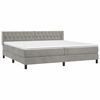 vidaXL &Kappa;&rho;&epsilon;&beta;ά&tau;&iota; Boxspring &mu;&epsilon; &Sigma;&tau;&rho;ώ&mu;&alpha; &Alpha;&nu;&omicron;&iota;&chi;&tau;ό &Gamma;&kappa;&rho;&iota; 200x200 &epsilon;&kappa;. &Beta;&epsilon;&lambda;&omicron;ύ&delta;&iota;&nu;&omicron;