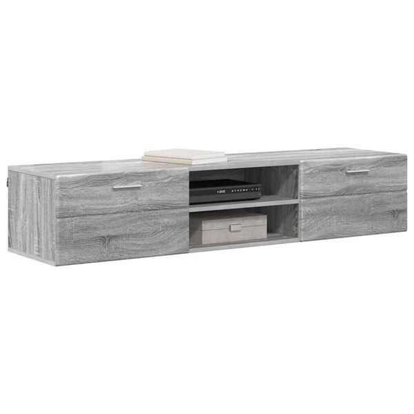 vidaXL Ντουλάπι TV Γκρι sonoma 150 x 39 x 30 εκ Επεξεργασμένο ξύλο