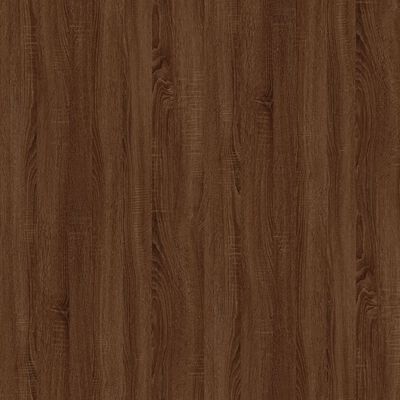 vidaXL Γραφείο Καφέ Δρυς 100x49x75 εκ. από Επεξεργασμένο Ξύλο