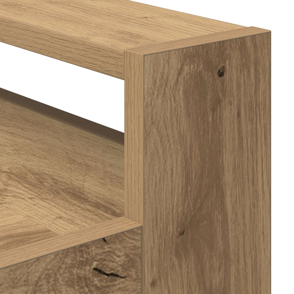 vidaXL Τροχήλατη Κουζίνα Artisan Oak 60x45x80 εκ Επεξεργασμένο Ξύλο