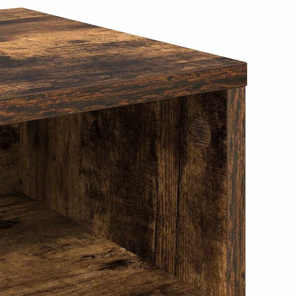 vidaXL Κομοδίνο Καπνιστή βελανιδιά 40x30x30 εκ. από Επεξεργασμένο Ξύλο