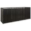 vidaXL &Pi;&lambda;&alpha;ί&sigma;&iota;&omicron; &gamma;&iota;&alpha; &Kappa;ά&delta;&omicron; &Alpha;&pi;&omicron;&rho;&rho;. &mu;&epsilon; &Rho;ό&delta;&epsilon;&sigmaf; &Mu;&alpha;ύ&rho;&omicron; 274x80x117&epsilon;&kappa; &Sigma;&upsilon;&nu;&theta;. &Rho;&alpha;&tau;ά&nu;