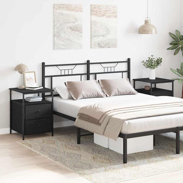 vidaXL &Kappa;&omicron;&mu;&omicron;&delta;ί&nu;&omicron; 2 pcs &Mu;&alpha;ύ&rho;&eta; &Omicron;&xi;&upsilon;ά 34 x 35,5 x 50 &epsilon;&kappa; &Epsilon;&pi;&epsilon;&xi;&epsilon;&rho;&gamma;&alpha;&sigma;&mu;έ&nu;&omicron; &xi;ύ&lambda;&omicron;