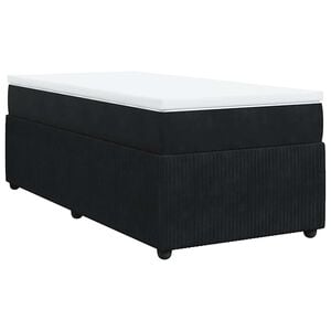 vidaXL &Kappa;&rho;&epsilon;&beta;ά&tau;&iota; Boxspring &mu;&epsilon; &Sigma;&tau;&rho;ώ&mu;&alpha; &Mu;&alpha;ύ&rho;&omicron; 80 x 200 &epsilon;&kappa;. &Beta;&epsilon;&lambda;&omicron;ύ&delta;&iota;&nu;&omicron;