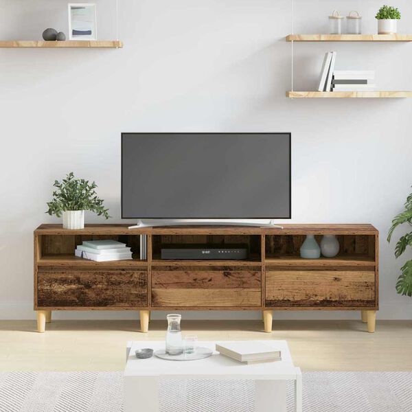 vidaXL &Nu;&tau;&omicron;&upsilon;&lambda;ά&pi;&iota; TV &Pi;&alpha;&lambda;&iota;ό &Xi;ύ&lambda;&omicron; 150 x 30 x 45 &epsilon;&kappa; &Epsilon;&pi;&epsilon;&xi;&epsilon;&rho;&gamma;&alpha;&sigma;&mu;έ&nu;&omicron; &xi;ύ&lambda;&omicron;