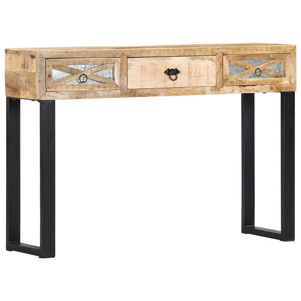 vidaXL Τραπέζι Κονσόλα 110 x 30 x 76 εκ. από Μασίφ Ξύλο Μάνγκο
