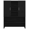 vidaXL Ντουλάπι πλυντηρίου 2 pcs Μαύρη δρυς 70.5 x 71.5 x 181.5 εκ