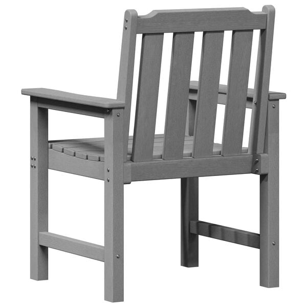 vidaXL Καρέκλες Κήπου 6 τεμ Ανοιχτό Γκρι 65.5x55.5x88 εκ. HDPE