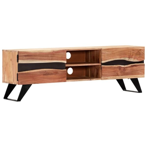 vidaXL Έπιπλο Τηλεόρασης 140 x 30 x 45 εκ. από Μασίφ Ξύλο Ακακίας