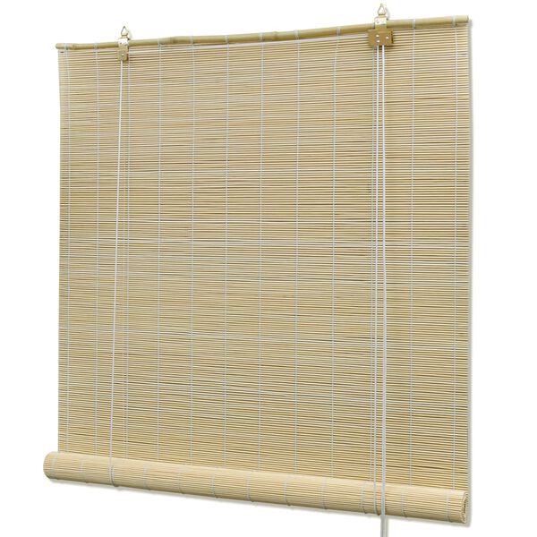 vidaXL Στόρι Σκίασης Ρόλερ Φυσικό 100 x 220 εκ. από Μπαμπού