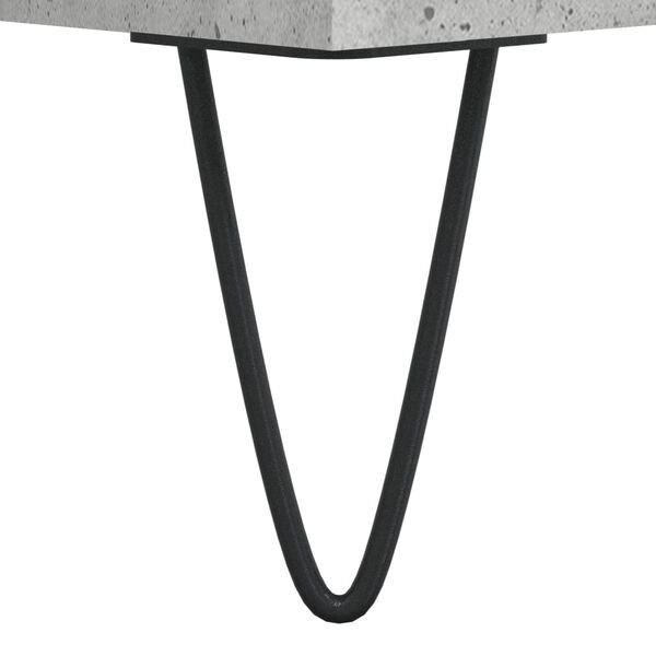 vidaXL Ντουλάπι Μπάνιου Γκρι Σκυροδέματος 30x30x100 εκ. Επεξ. Ξύλο