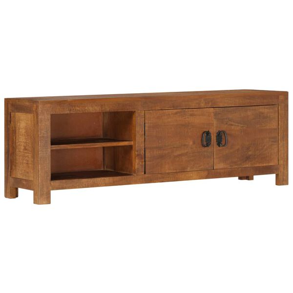 vidaXL Έπιπλο Τηλεόρασης 120 x 30 x 40 εκ. από Μασίφ Ξύλο Μάνγκο