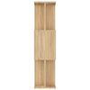 vidaXL Βιβλιοθήκη/Διαχωριστικό Sonoma Δρυς 80x24x96 εκ. Επεξ. Ξύλο