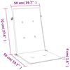 vidaXL Μαξιλάρια Καρέκλας με Πλάτη 6 τεμ. Μπεζ 120x50x7 εκ. Ύφασμα