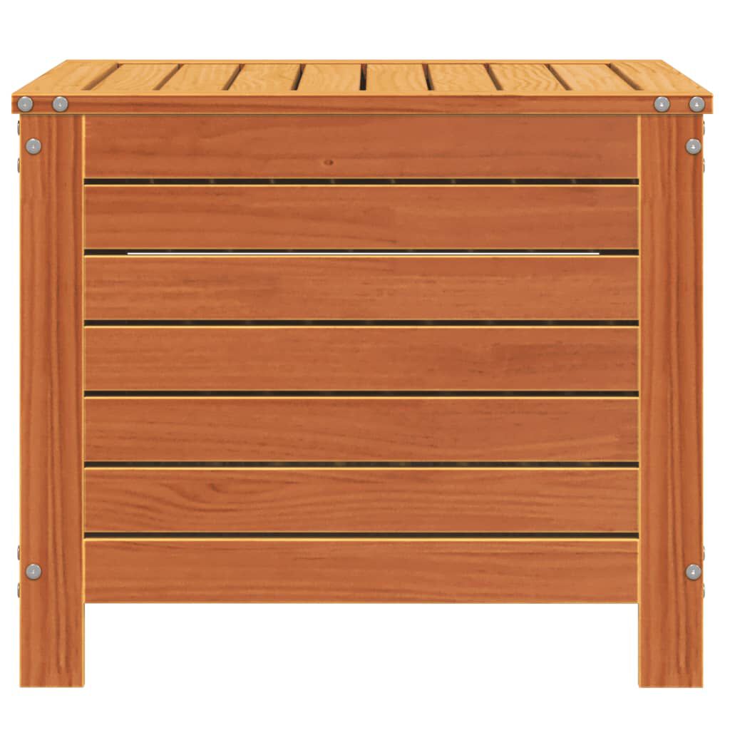 vidaXL Υποπόδιο Κήπου Καφέ Κεριού 62x63,5x53,5 εκ. Μασίφ Ξύλο Πεύκου