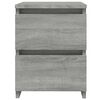 vidaXL Κομοδίνα 2 Τεμ. Γκρι Sonoma 30x30x40 εκ. από Επεξεργασμένο Ξύλο