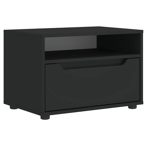 ντουλάπι τηλεόρασης vidaXL "VISNES" Μαύρο 60x40x38 cm Ξύλινη κατασκευή