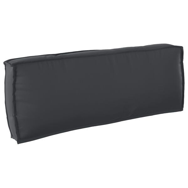 vidaXL Σετ Μαξιλαριών Πάγου 3 pcs Μαύρο 120 x 80 x 12 cm Ύφασμα Oxford
