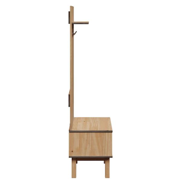 vidaXL Έπιπλο χωλ OTTA 50x40x160 εκ. Μασίφ Ξύλο Πεύκου