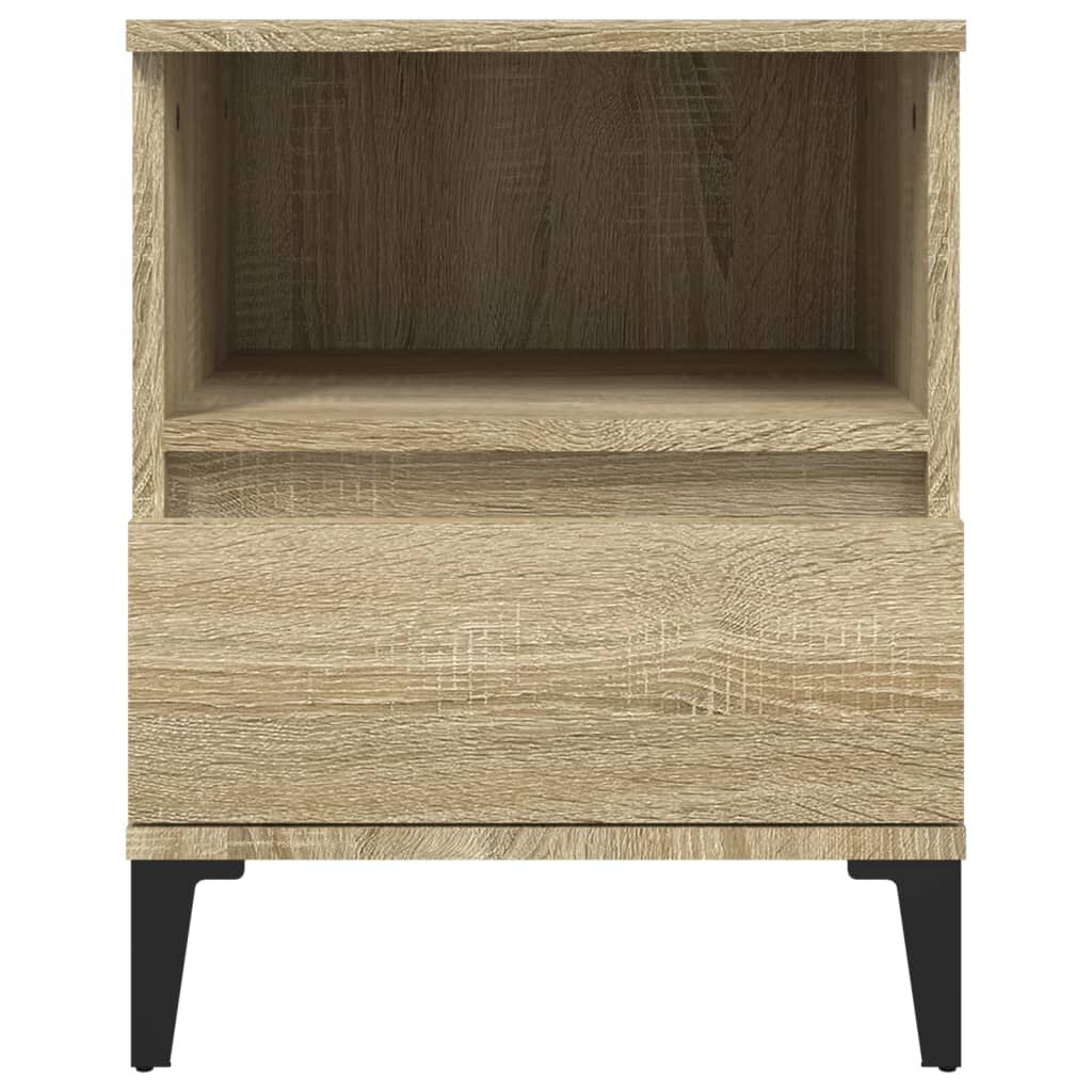 vidaXL Κομοδίνο Sonoma Δρυς 40x35x50 εκ.