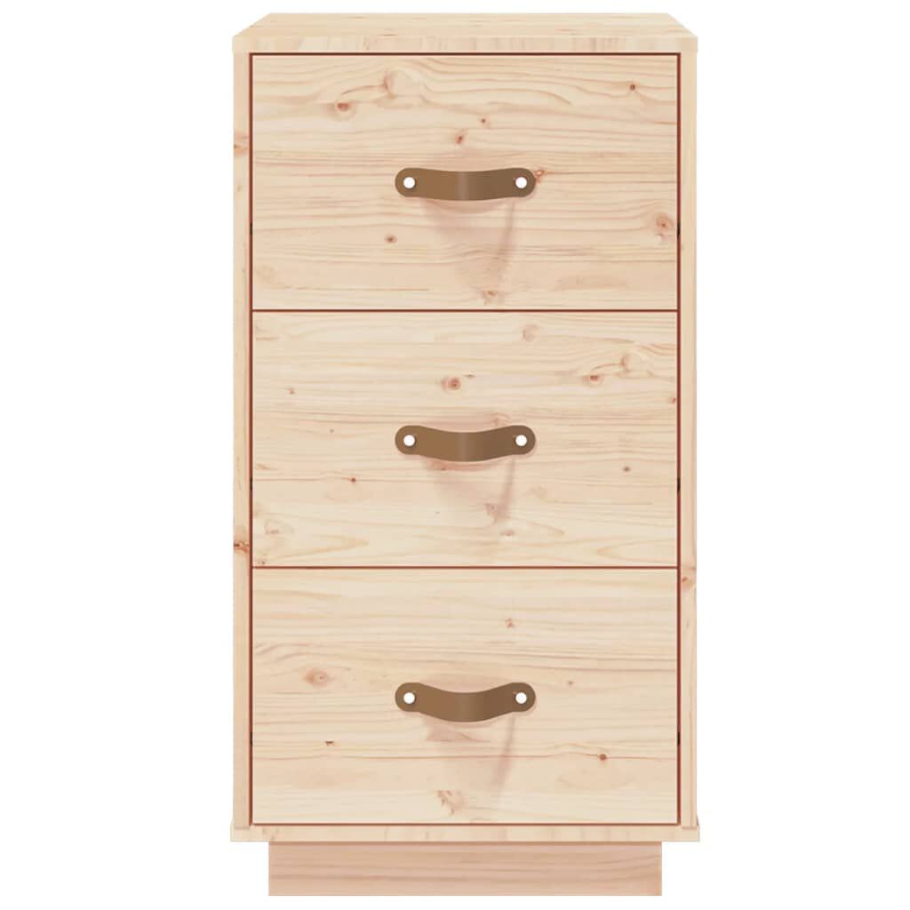 vidaXL Κομοδίνο 40x40x75 εκ. από Μασίφ Ξύλο Πεύκου