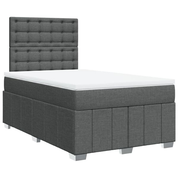 vidaXL &Kappa;&rho;&epsilon;&beta;ά&tau;&iota; Boxspring &mu;&epsilon; &Sigma;&tau;&rho;ώ&mu;&alpha; &Sigma;&kappa;&omicron;ύ&rho;&omicron; &Gamma;&kappa;&rho;&iota; 120x200 &epsilon;&kappa;. &Upsilon;&phi;&alpha;&sigma;&mu;ά&tau;&iota;&nu;&omicron;