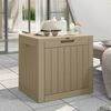 vidaXL Μπαούλο Αποθήκευσης Κήπου Γκρι 55,5x43x53 εκ. Πολυπροπυλένιο