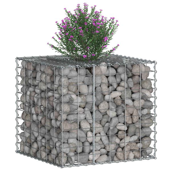 vidaXL &Alpha;&nu;&alpha;&sigma;&eta;&kappa;&omega;&mu;έ&nu;&omicron; &kappa;&rho;&epsilon;&beta;ά&tau;&iota; gabion &Alpha;&sigma;&eta;&mu;ί 60 x 60 x 55 &epsilon;&kappa;