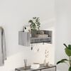 vidaXL Ραφιέρα Τοίχου Γκρι Sonoma 70,5x35x30,5 εκ. Επεξεργασμένο Ξύλο