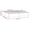 vidaXL Σκελετός Κρεβατιού Χωρίς Στρώμα Taupe 180x200 εκ. Υφασμάτινο