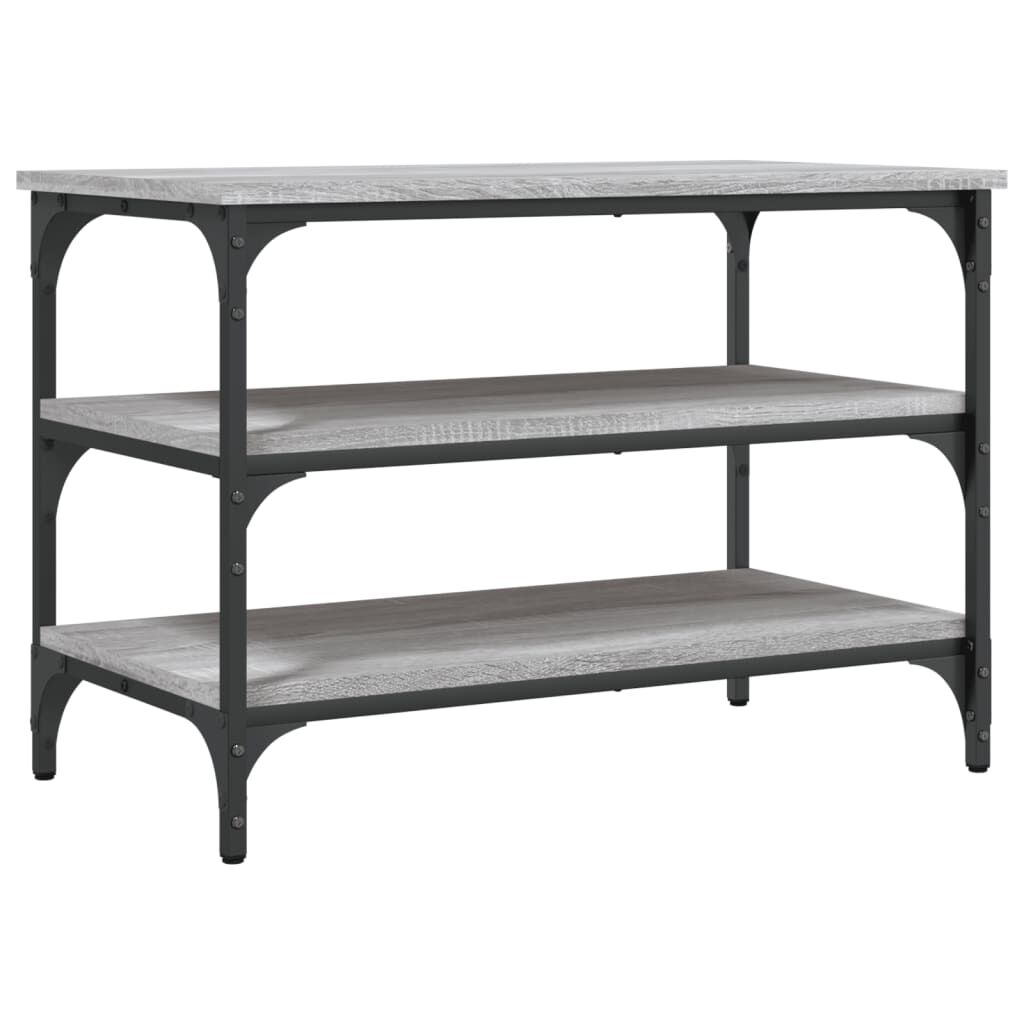 vidaXL Παπουτσοθήκη Γκρι Sonoma 70x38,5x49 εκ. από Επεξεργασμένο Ξύλο