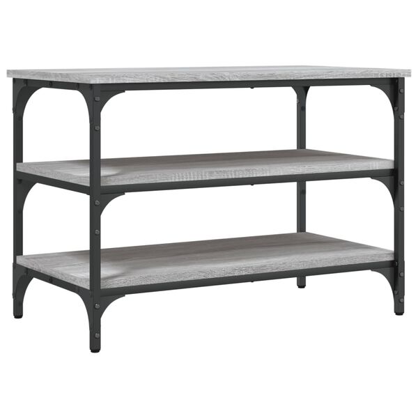 vidaXL Παπουτσοθήκη Γκρι Sonoma 70x38,5x49 εκ. από Επεξεργασμένο Ξύλο