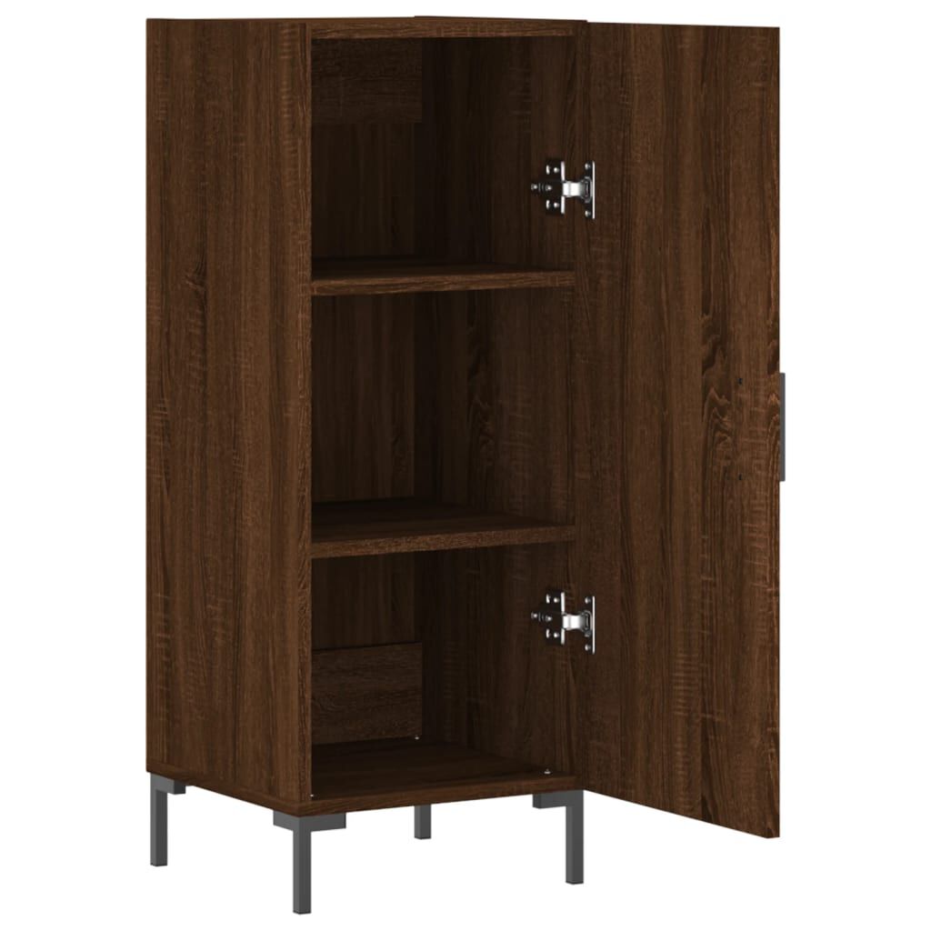 vidaXL Ντουλάπι Καφέ Δρυς 34,5 x 34 x 90 εκ. Επεξεργασμένο Ξύλο