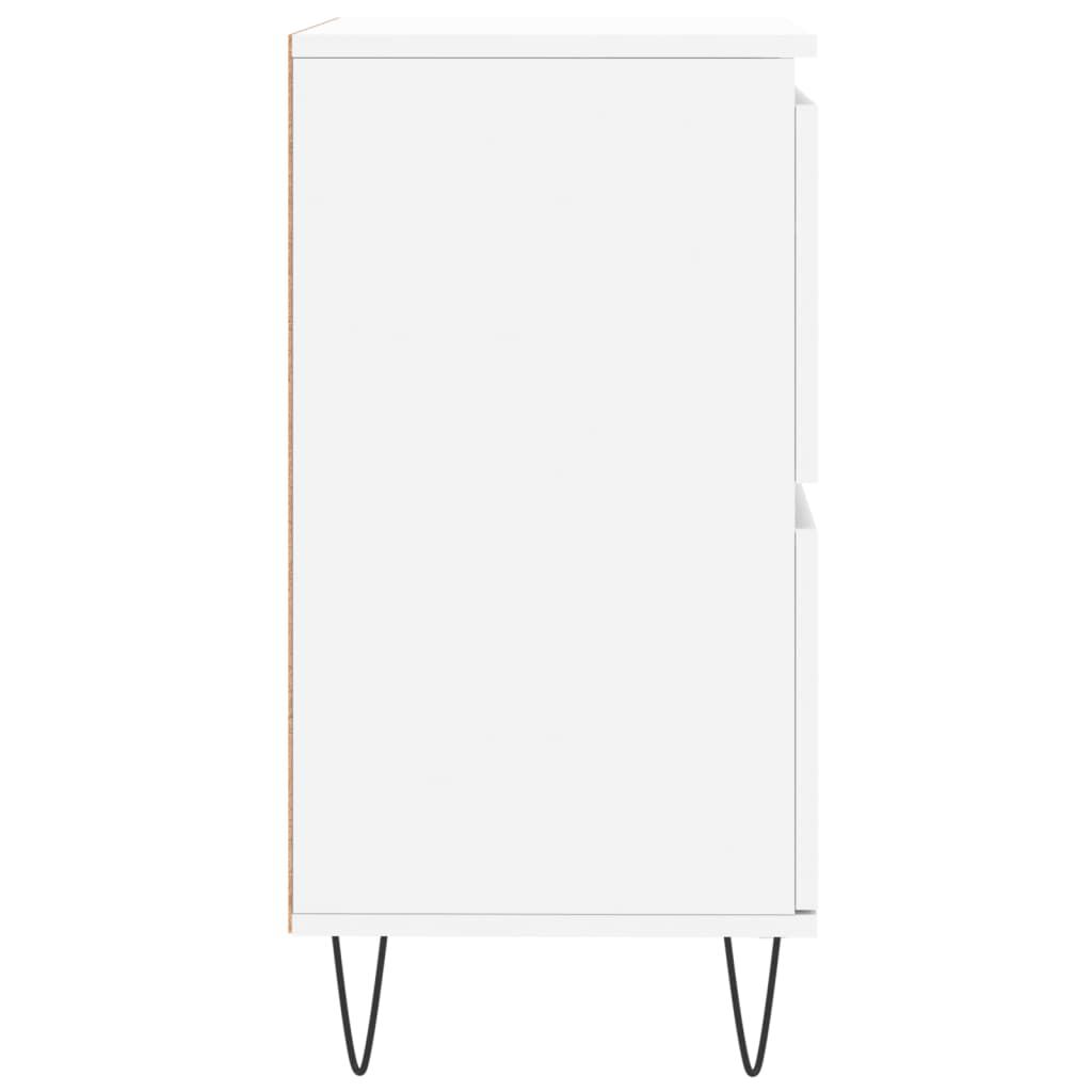 vidaXL Συρταριέρα Λευκή 60 x 35 x 70 εκ. από Επεξεργασμένο Ξύλο
